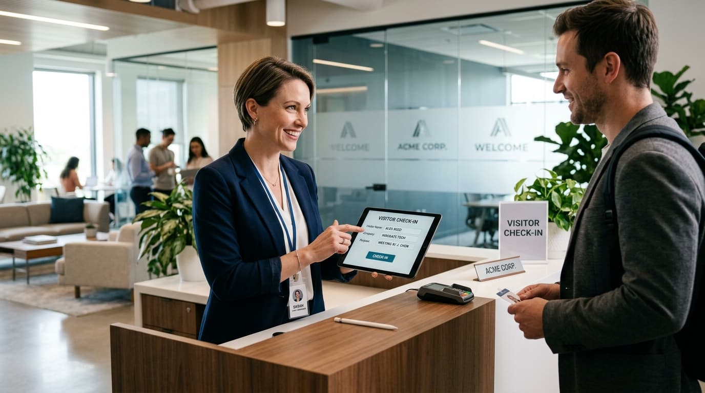 Corporate manager using system